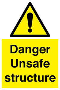 danger unsafe structure